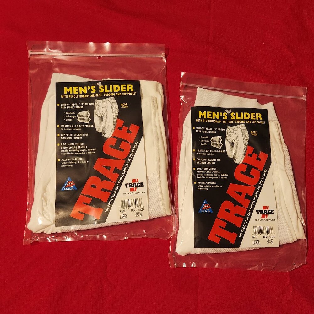 2 Pairs White Men's Sliders